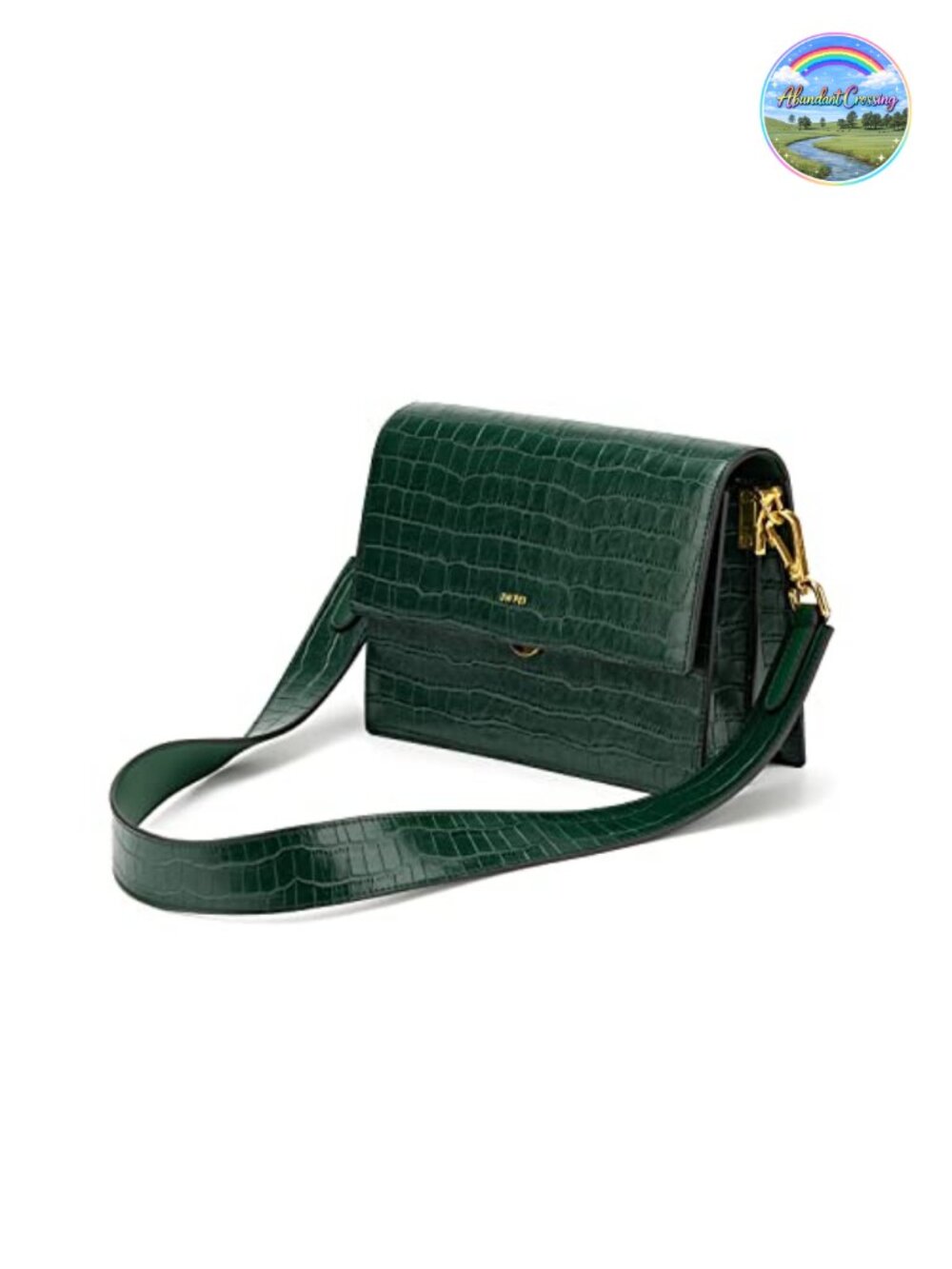 Mini Flap Crossbody Bag Vegan Leather Detachable Strap